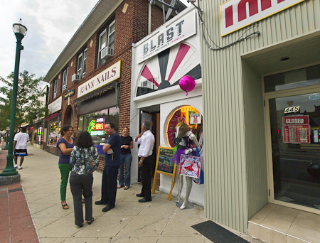 Downtown Teaneck's BLAST gallery.
